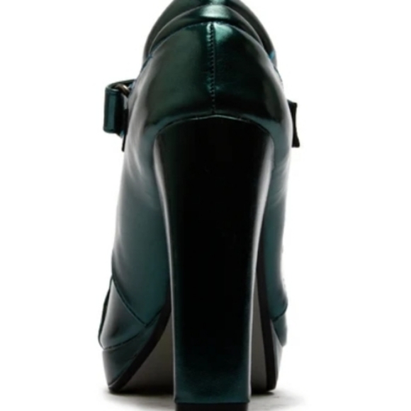 EMERALD OPEN TOE 2 PUMP - Picture 3 of 4